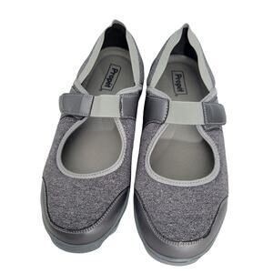 Propet WAA003J Onalee Gray Mary Jane Slip On Shoes Size 8.5XX(4E) 101126-2993
